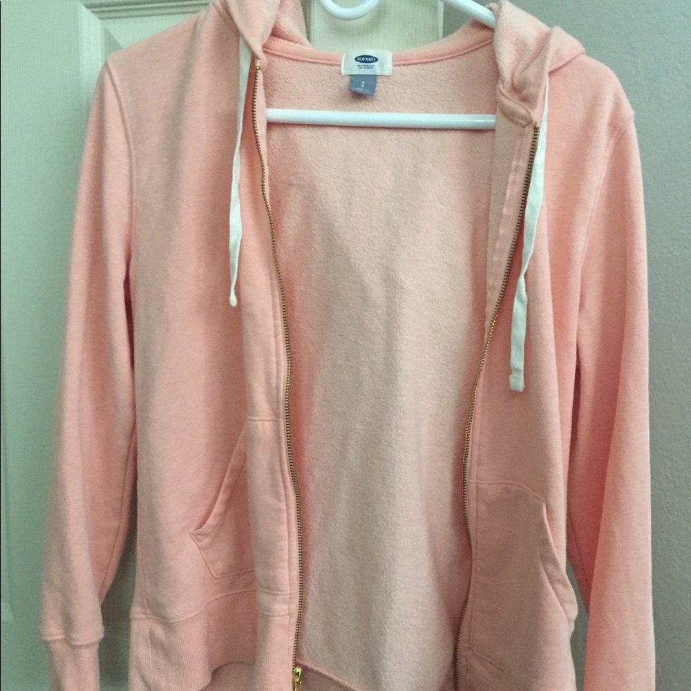 Baby pink zip up jacket